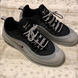 Nike air max axis throwbacks. Grey and black.